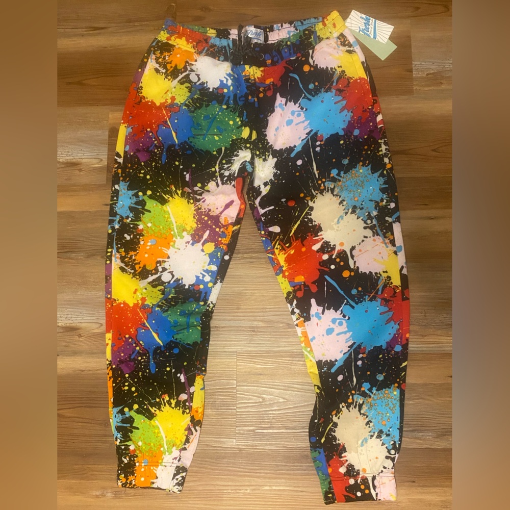 Multicolor Splatter Joggers